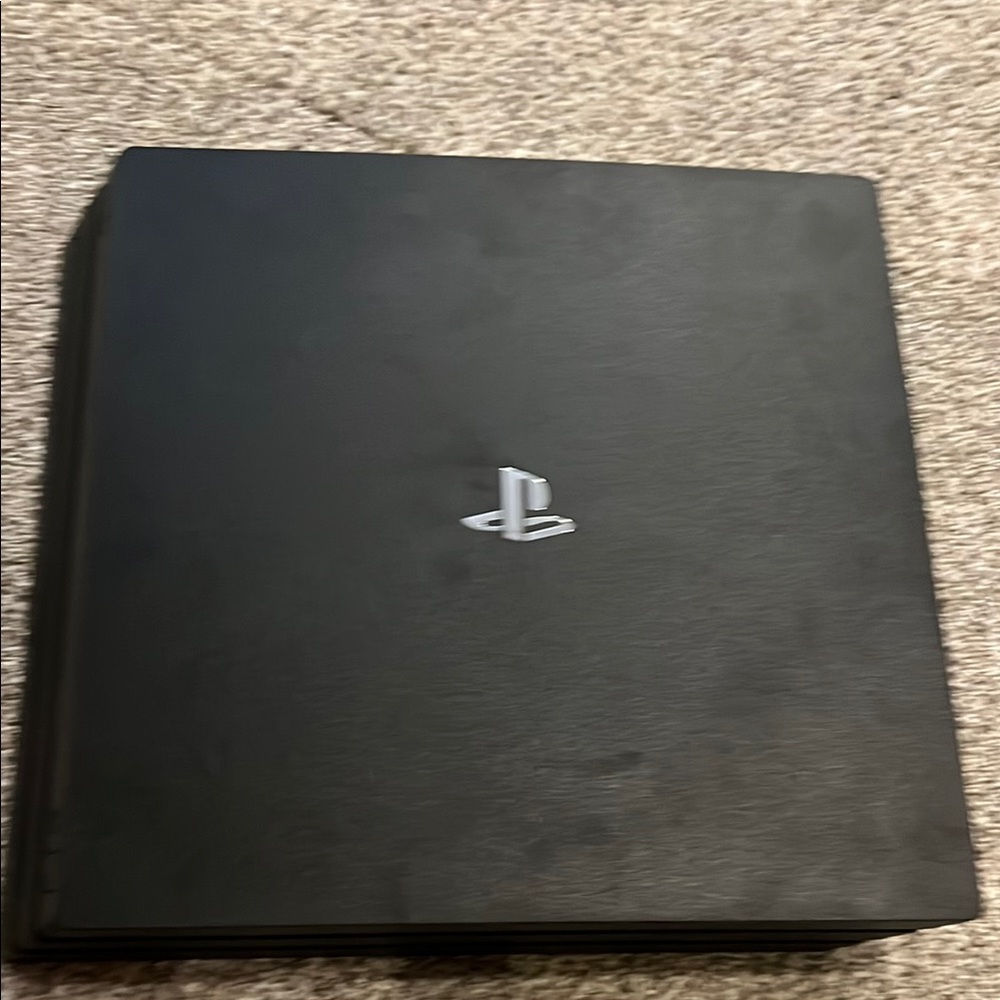 Sony PlayStation Console in Matte Black